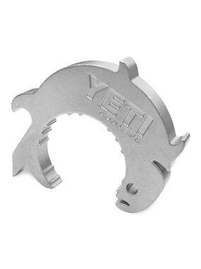 Yeti Silver Stainless Multi-Function Cooler Tarpon Beverage Tool Insert
